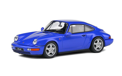 1/43 Porsche 911 (964) RS 1992 Coupe Blue Diecast Model Car by Solido S4312901
