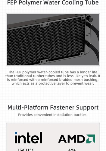 PC Water Cooling Radiator X99 Motherboard CPU Liquid Cooling Cooler for Intel - 第 15/20 張圖片