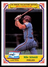 1984 Topps Drake's Big Hitters #28 Mike Schmidt NM or Better