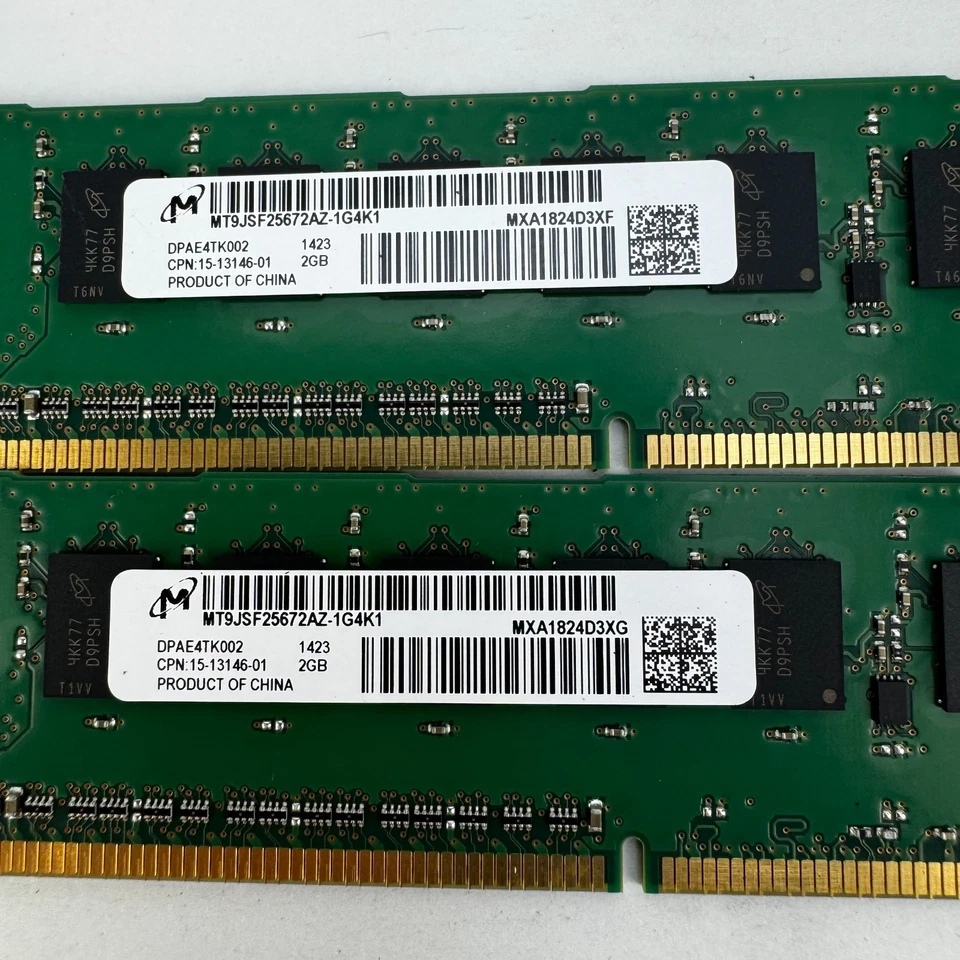 Cisco 4GB (2 x 2GB) DDR3 15-13146-01 Genuine OEM RAM Memory DPAE4TK002 - Image 2 of 3