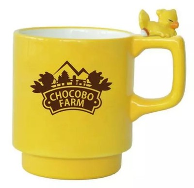 Square Enix Final Fantasy Chocobo Mold Mug Tea Cup 3.1in Cute Design