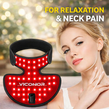 Red Light Therapy Neck Chest FDA Cleared  Approved Infrared 660 850 nm 5 mode