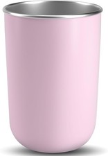 Stainless Steel Mouth wash Cup 12 oz Toothbrush Cup Stainless Steel Small