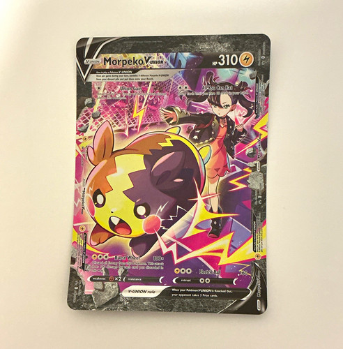 The Pokémon Company Morpeko V-UNION SWSH287 Black Star Promo Holo EN 310
