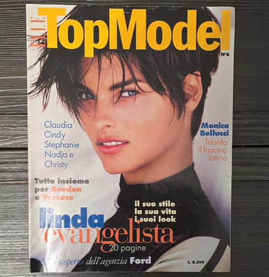 ELLE Italian TopModel Magazine Linda Evangelista Issue 6