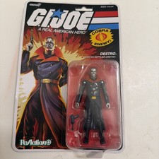 Super7 G.I. Joe ReAction Destro Weapons Supplier  Arctic  Action Figure  Gun