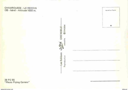 38 - Chamrousse - Le Recoin - Vue Générale aérienne - CPM - Carte Neuve - Voir S - Zdjęcie 2 z 2