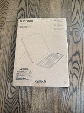 Logitech Flip Folio, Keyboard Case for iPad Pro 13" M4  iPad Air 13" M2/M3 