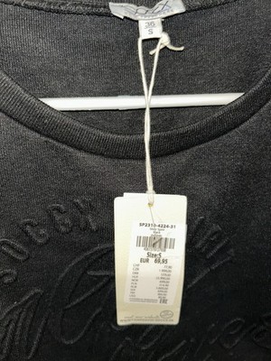 SOCCX Silver Spirit Black Pullover Sweater Salty Waves Limited Edition NWT Small