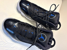 Nike Air Jordan 6 Rings "Space Jam" Black Hyper Royal 322992-016 Men's Size 10