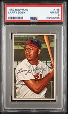 1952 Bowman Larry Doby #115 PSA 8