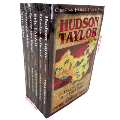 Set of (6) Christian Heroes: Then & Now Paperback Books by Janet & Geoff Benge