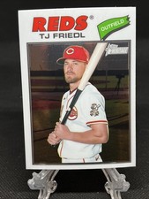 2026 Topps Heritage Chrome TJ Friedl #296 Cincinnati Reds