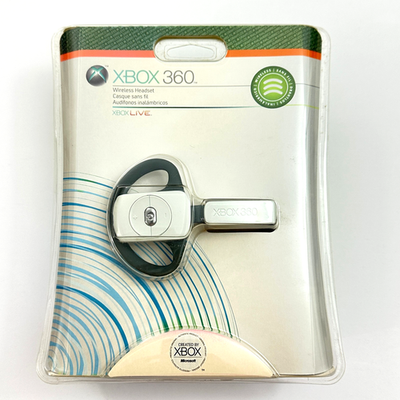 #ad Xbox 360 Wireless Headset SEALED PACKAGE DEAD BATTERY As Is X12 25773 01 $29.50