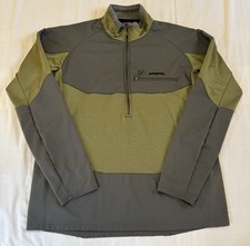 Patagonia R1 Fitz Roy Polartec Fleece Fishing Pullover Shirt Mens L Green Jacket