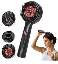 Electric Red Light Hair Brush for Hair Growth Hair Oil Applicator Massager Comb