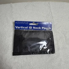 Advantus Vertical ID Neck Pouch Badge Holder Model 75453 (3.25 in x 5 in)