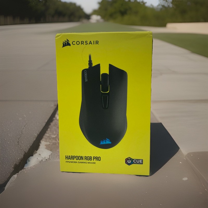 CORSAIR HARPOON RGB PRO, FPS/MOBA Gaming Mouse, Black, Backlit RGB LED, 12000 DP