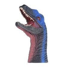 _Dinosaur Hand Puppet Non Toxic Soft Rubber Interactive Dinosaur Puppet Toy For