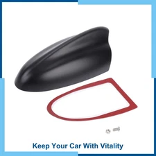 Shark Fin Antenna Cover for Car Adhesive Base Matte Black