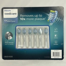 Philips Sonicare C3 Premium Plaque Control HX9046 Brush Heads 6 Pack New Sealed