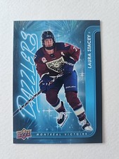 2024-25 Upper Deck PWHL Dazzlers Blue Laura Stacey DZ-14 Montreal Victoire...