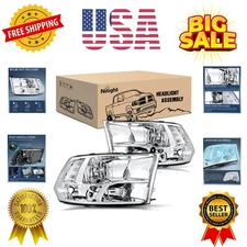 Headlight Assembly 2009 2010 2011 2012 2013 2014 2015 2016 2017 2018 Ram 1500...