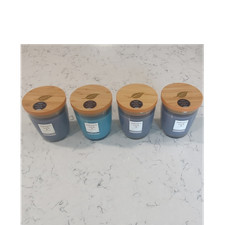 4 PK Nature's Wick by WoodWick Candle 10 OZ EA Weathered Wood & Coastal Air NEW