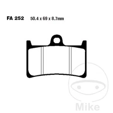 33769-pastiglie dei freni in carbonio SCOOTER compatibile con YAMAHA XP 500 SV T