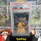 2023 POKEMON SVP EN-SV POKEMON X VAN GOGH PIKACHU WITH GREY FELT HAT PSA 9