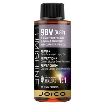 Joico LumiShine Demi-Permanent Liquid Hair Color 2 fl.oz-9BV Blue Violet Light B