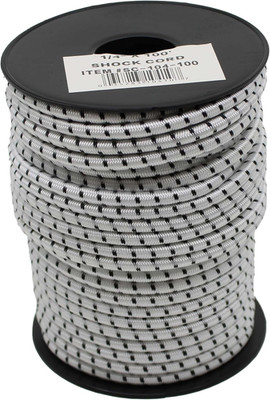 T.W Evans Cordage SC-104-100 1/4-Inch by 100-Feet Elastic Bungee Shock Cord