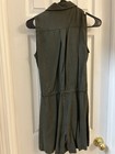 Banana Republic Utility Romper XS Olive Green Sleeveless One Piece — photo 3