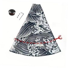 Shift Boot Cover, Fabric, Universal Fit, Manual/Auto Transmission, Wave black
