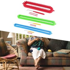 Scarf Loom Rectangle Knitting Loom with Loom Pick Tool DIY Craft Knitting Device