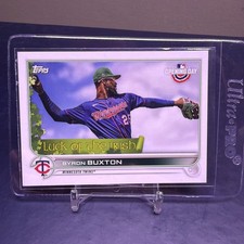 2022 Topps Opening Day Luck of the Irish Byron Buxton SSP Insert #LI-6