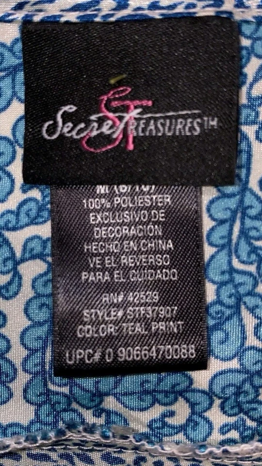 Y2K 90s Womens Blue Floral Leopard Lace Babydoll Grunge Coquette Cami Top Sz M - Image 3 of 4