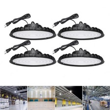 4Pack 100W UFO Led High Bay Light Commercial Warehouse Industrial Led Shop Light