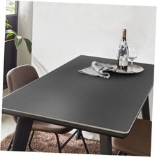 Dark Gray Plastic Table Protector Cover Pad, 1.5mm Thick Waterproof 36" x 54"