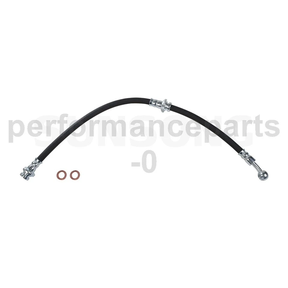 Sunsong Front Left Front Right Brake Hydraulic Hose fits 2000-2001 Nissan Sentra - Image 3 of 4