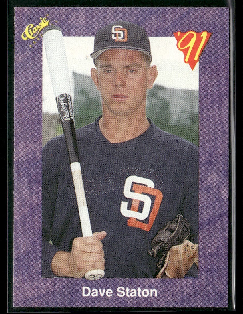 1991 Classic Game Dave Staton Rookie San Diego Padres #182