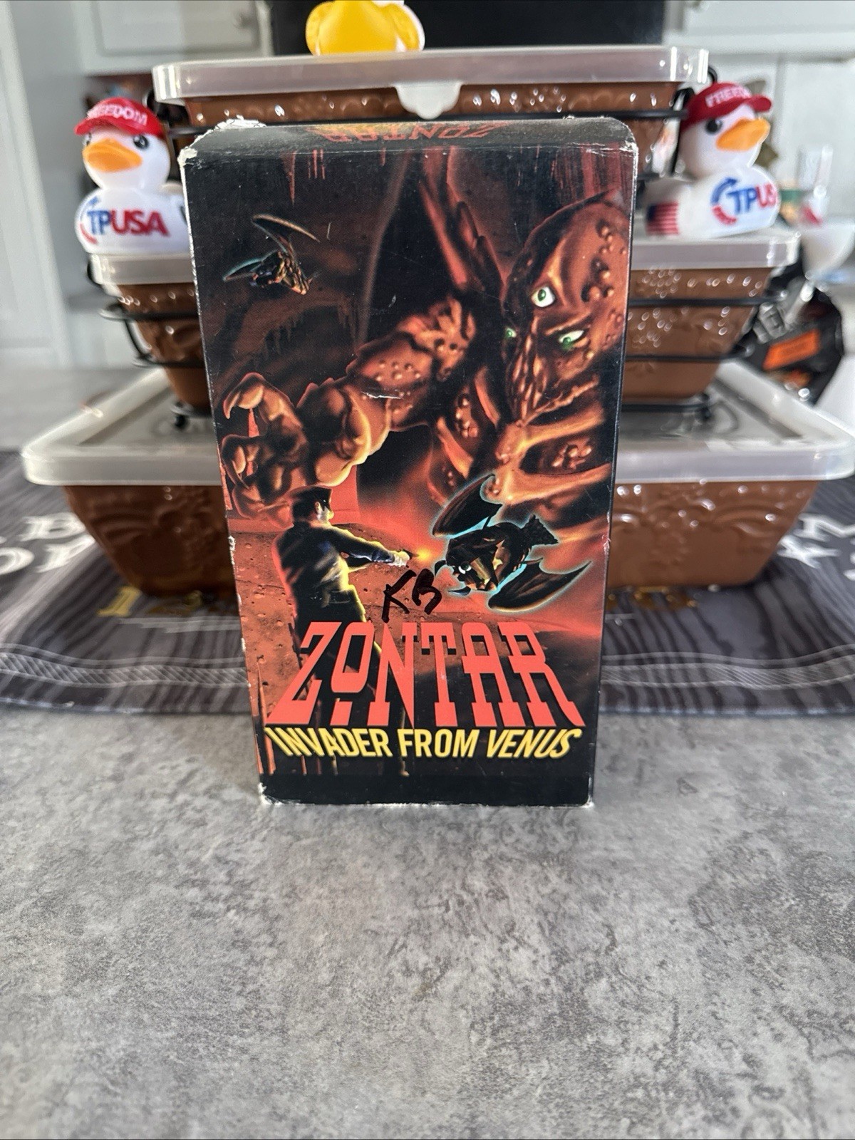 RARE ZONTAR Invader From Venus (VHS, 1966, 1996) 2 Tape Box Set Sci Fi NO MOLD