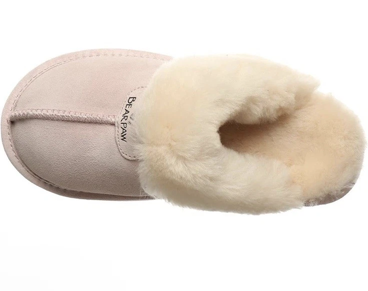 Bearpaw Retro Loki Rosa Pálido Mujer 5 Zapatilla Nueva Con Etiquetas Foto 4 de 4