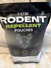 SOFYRE Rodent Repellent Pouches 12 pk Natural Peppermint Cedarwood New Look