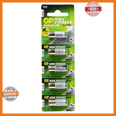 GP Alkaline Batteries 23A SUPER- 2C5/ A23/ V23GA/ MN21 12V 1PACK X 5PCS