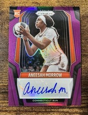 2025 WNBA Prizm Aneesah Morrow Connecticut Sun Rookie Purple Auto /49 SG-AM