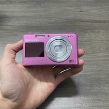 Samsung DV150F DualView Dual LCD Screens 16.2MP HD Digital Smart Camera Pink