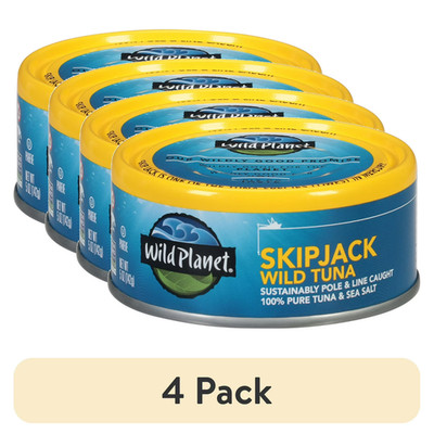 (4 Pack) Skip Jack Wild Tuna 5 Oz