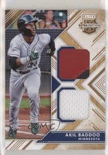 2018 Panini Elite Extra Edition Dual Materials Gold /99 Akil Baddoo #DM-AB 0c3