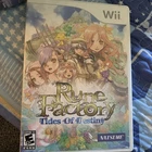 Rune Factory Tides of Destiny Nintendo Wii, 2011. Case And Disc
